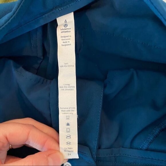 Lululemon Long Story Short Poseidon Blue 4 - Picture 2 of 7